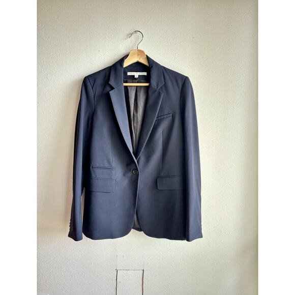 Woman’s Veronica Beard Classic Dickey Jacket Navy Size 4 - Picture 4 of 12